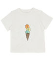 Stella McCartney Kids Stuttermabolur - Ivory M. Brauðform