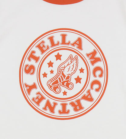Stella McCartney Kids 티셔츠 - 흰색/빨간색