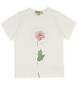 Stella McCartney Kids 티셔츠 - 아이보리 포함 꽃