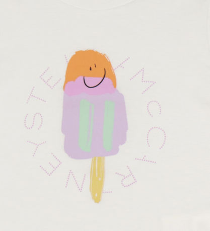 Stella McCartney Kids 티셔츠 - 아이보리 포함 아이스