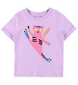 Stella McCartney Kids 티셔츠 - 보라색 포함 고양이