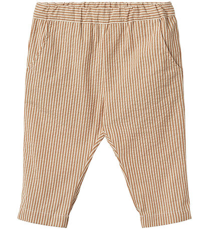 Wheat Trousers - Andy - Caramel Stripe