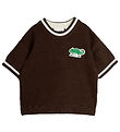 Mini Rodini T-shirt - Knitted - Lizard - Brown