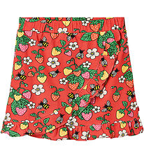Småfolk Skirt - Pink Punch w. Strawberry