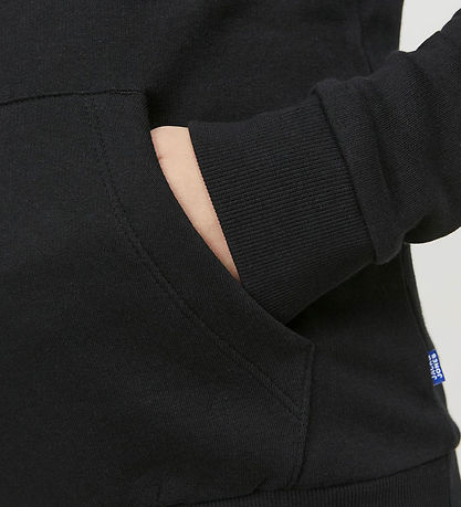 Jack & Jones Hoodie - Noos - JjeCorp - Black/Jr/Large Print