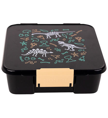 MontiiCo Lunchbox w. 5 Rum - Bento Five - 980 mL - Dinosaur Coun