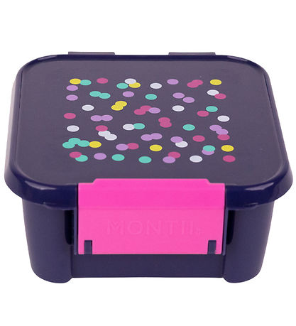 MontiiCo Lunchbox w. 3 Rum - Bento Three - 1 L - Confetti