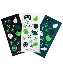 MontiiCo Stickers - 3 sheets - Game On