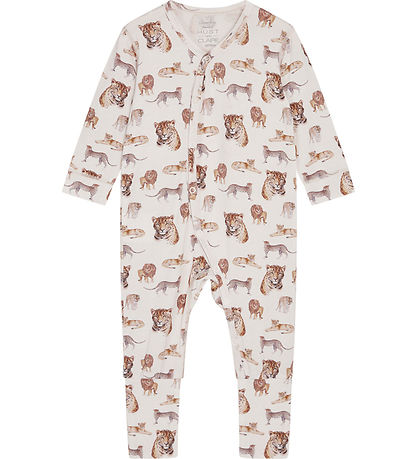 Hust and Claire Pyjamapak - Bamboe - Mullet - White Zand