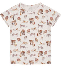 Hust and Claire T-Shirt - Austin - Bamboe - White Waar