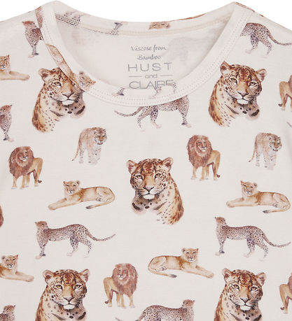 Hust and Claire T-Shirt - Austin - Bamboe - White Waar