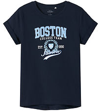 Name It T-Shirt - NkfVix - Navy Blazer/Boston
