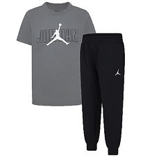 Jordan Set - Trousers/T-shirt - Black/Gray