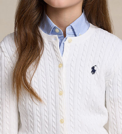 Polo Ralph Lauren Cardigan - Prjónað - Hvítt