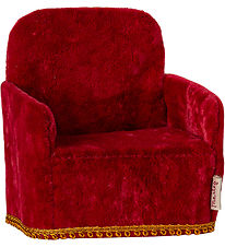 Maileg Miniature Foldable Chair - Mouse - Red