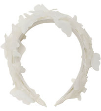 Creamie Hairband - Buttercream w. Butterflies