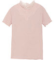Creamie T-shirt - Rib - Lotus w. Lace