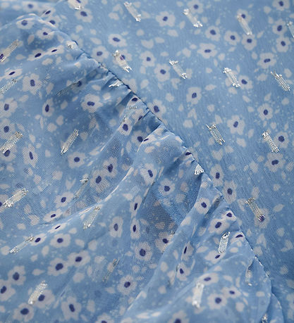 Creamie Dress - Flower Lurex - Forever Blue