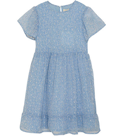 Creamie Dress - Flower Lurex - Forever Blue