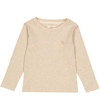 VACVAC Bluse - Rib - Carlet - Light Latte melange