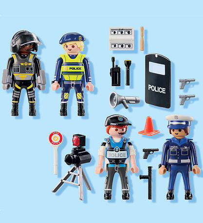 Playmobil Action Heroes - Police figures-Set - 71730 - 35 Parts