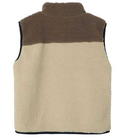 Name It Fleece Vest - Teddy - NkmMonico - Fog