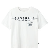Name It T-Shirt - NkmDennim - Bright White