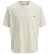 Jack & Jones T-Shirt - JorIslington - Antique White m. Print