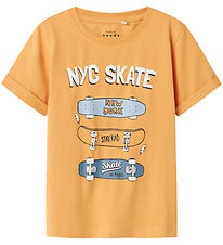 Name It T-Shirt - NmmVux - Gold Erde/Skateboards