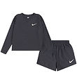 Nike Tracksuit - Blouse/Shorts - Dark Smoke Grey