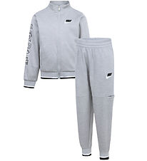 Nike Trainingsanzug - Cardigan/Hosen - Light Rauch Grey Heather