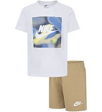 Nike Shorts Set - T-Shirt/Shorts - Fallschirmbeige