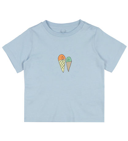 Stella McCartney Kids 티셔츠 - 하늘색
