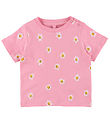 Stella McCartney Kids 티셔츠 - 핑크/멀티컬러