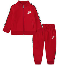 Nike Trainingsanzug - Cardigan/Hosen - Universitätsrot