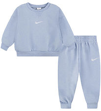 Nike Sweatset - Sweatshirt/Jogginghosen - Kobalt Bliss Heather