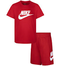 Nike Shorts Set - T-Shirt/Shorts - Universitätsrot
