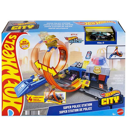 Hot Wheels Autorata - City Super Police Asema