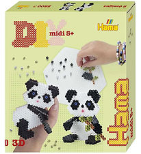 Hama Midi Perlenset - 3D - 2500 st. - Panda