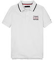 Tommy Hilfiger Polo - White w. Logo