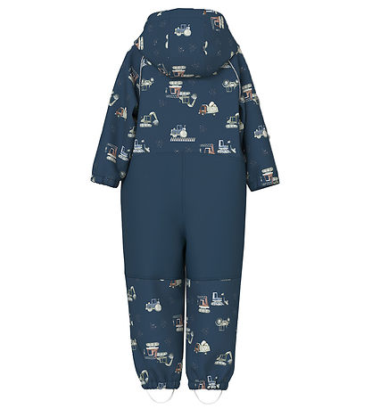 Name It Softshelloverall m. Fleece - Noos - NmmAlfa08 - Sargasso