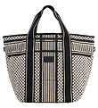 Lala Berlin Shopper - Ost West - Heritage Stripe Black