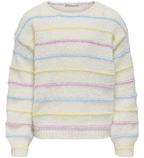 Kids Only Bluse - Strick - KogNordic - Birch/OFFEN Air - AFRICAN