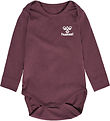 Hummel Bodysuit L/æ - hmlElvina - Plum Wine