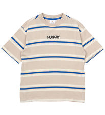 The New T-Shirt - TnNicky - Federgrau Striped