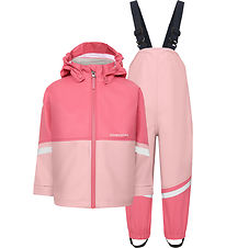 Didriksons Regenkleidung m. Träger - Waterman - Soft Pink