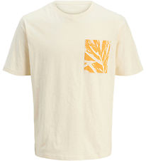 Jack & Jones T-Shirt - JorSplit - Antique White