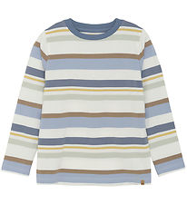 Minymo Bluse - Flint Stone/Weiß m. Streifen