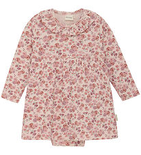 Minymo Bodykleid l/ä - Rib - Peach In Bearbeitung