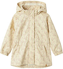 Lil' Atelier Sommerjacke - NmfGerda - Gebleicht Sand m. Blumen